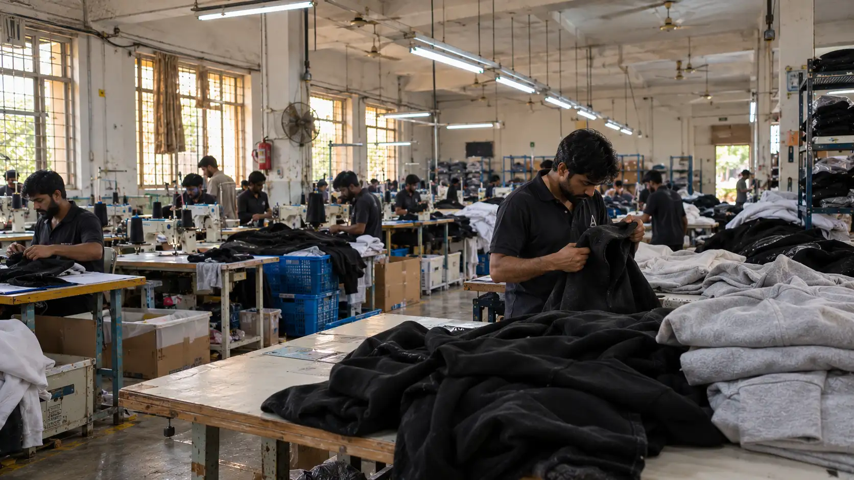 Garment Factory Workshop in Action